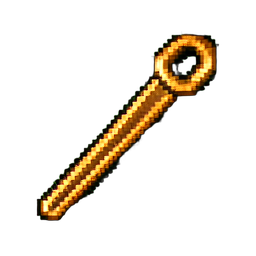 Bronze Hair Pin — 256×256 pixel art sprite