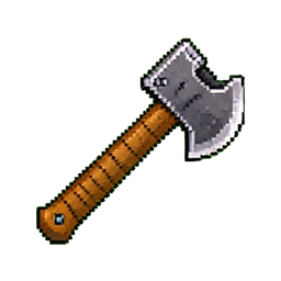 Bronzehache — 256×256 Pixel-Art-Sprite