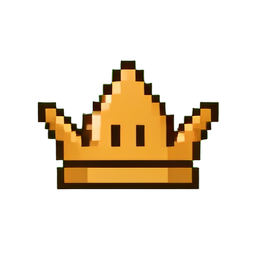 Tiara de bronce — sprite pixel art 256×256