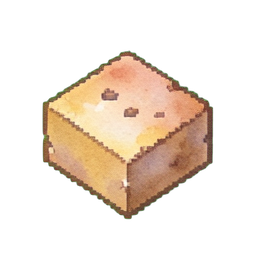 브라우니 — 256×256 픽셀 아트 스프라이트