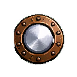 Buckler (16-Bit) - 256x256 pixel art sprite