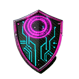Buckler (Cyberpunk) - 256x256 pixel art sprite