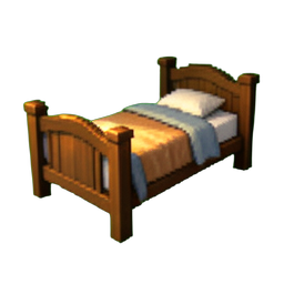 Doppelbett-Set — 256×256 Pixel-Art-Sprite