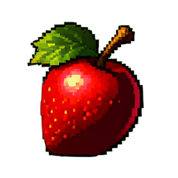 Bush Berry - 256x256 pixel art sprite