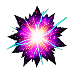 Flor de arbusto (VFX) — sprite pixel art 256×256