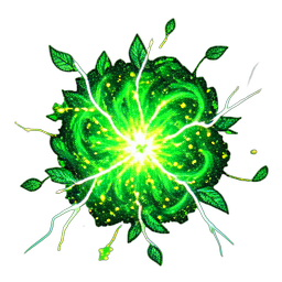 Bush Green (VFX) - 256x256 pixel art sprite