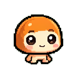 버터 블록 — 256×256 픽셀 아트 스프라이트