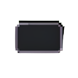 Bouton Sombre — sprite pixel art 256×256