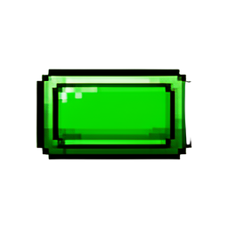 Button Green - 256x256 pixel art sprite