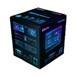 Caja organizadora de cables — sprite pixel art 256×256