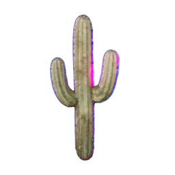 Cactus Tall (Atmospheric) - 256x256 pixel art sprite