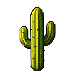 Cactus Tall — 256×256 像素游戏素材
