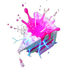 Cake Slice (VFX) - 256x256 pixel art sprite
