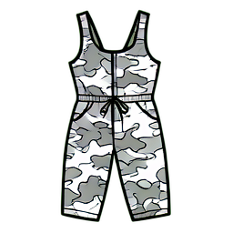 Mono de camuflaje — sprite pixel art 256×256