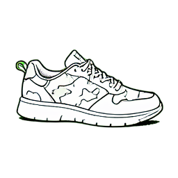 Zapatillas Camuflaje — sprite pixel art 256×256