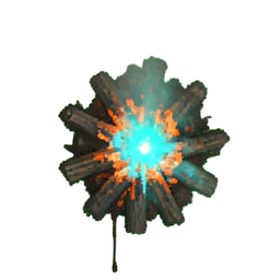Fogueira (Atmosférica) — sprite pixel art 256×256
