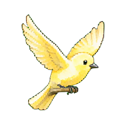 Gelb — 256×256 Pixel-Art-Sprite