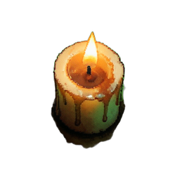 Bougie (Atmosphérique) — sprite pixel art 256×256