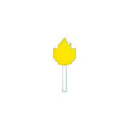 Candle (Low-Res) - 256x256 pixel art sprite