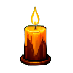 Candle - 256x256 pixel art sprite