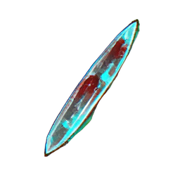 Candy Cane Sword (Atmospheric) - 256x256 pixel art sprite