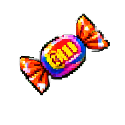 キャンディ — 256×256 ピクセルアートスプライト