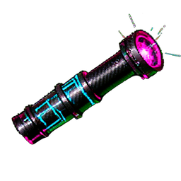 Kanone (Cyberpunk) — 256×256 Pixel-Art-Sprite