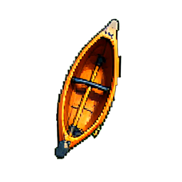 Canoa — sprite pixel art 256×256
