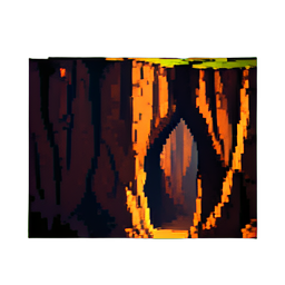 Canyon Gorge - 256x256 pixel art sprite