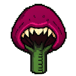 Carnivorous Plant (16-Bit) - 256x256 pixel art sprite
