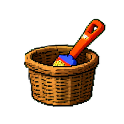 Vime de batida de carpete — sprite pixel art 256×256