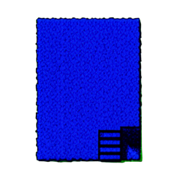Carpet Blue (16-Bit) — 256×256 pixel art sprite