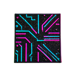 Carpet Blue (Cyberpunk) - 256x256 pixel art sprite