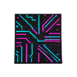 Carpet Blue (Cyberpunk) — 256×256 pixel art sprite
