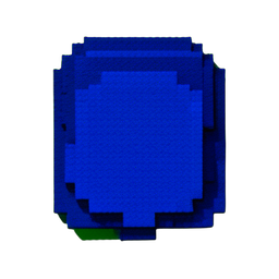 Tapis Bleu (Voxel) — sprite pixel art 256×256