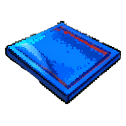Carpet Blue - 256x256 pixel art sprite