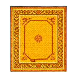 Carpet Gold (16-Bit) - 256x256 pixel art sprite