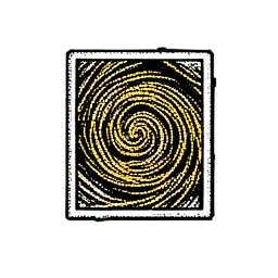 Carpet Gold (1-Bit) - 256x256 pixel art sprite