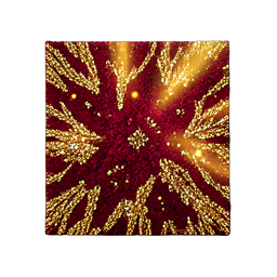 سجادة ذهبية (HD-2D) — رسم بكسل 256×256