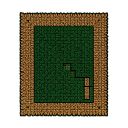 Carpet Green (16-Bit) - 256x256 pixel art sprite