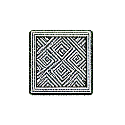 Tapis à Motif (1-Bit) — sprite pixel art 256×256
