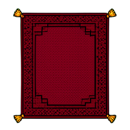 Carpet Red (16-Bit) - 256x256 pixel art sprite
