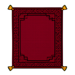 Carpet Red (16-Bit) — 256×256 pixel art sprite