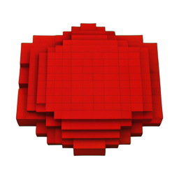 Carpet Red (Voxel) - 256x256 pixel art sprite