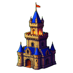 Castle Tower - 256x256 pixel art sprite