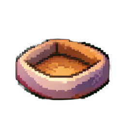 Cat Bed - 256x256 pixel art sprite