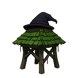 Sanctuaire de chaudron ouvert — sprite pixel art 256×256