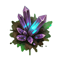 Cave Crystal (Atmospheric) - 256x256 pixel art sprite