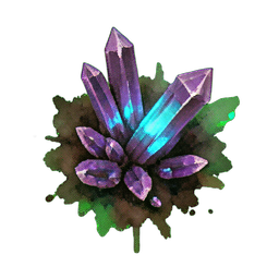 洞穴水晶 (氛围) — 256×256 像素游戏素材