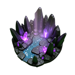 Cave Dark (HD-2D) - 256x256 pixel art sprite